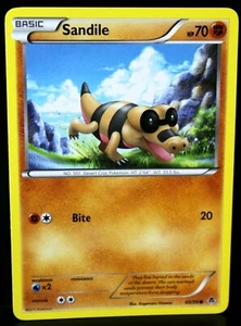 Pokémon TCG Sandile BW - Emerging Powers 60/98 Regular Common - Bild 1 von 4