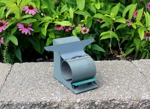 VINTAGE RITE-LINE SECRETARY TYPIST METAL PAPER HOLDER BUTTON ADVANCER OFFICE - Picture 1 of 6