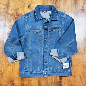 Nueva con etiquetas Chaqueta de Jean OshKosh B'Gosh Talla 12 Azul Algodón Unisex con Broches Nueva con Etiquetas - Imagen 1 de 8