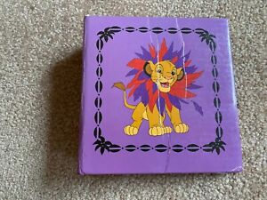 Purple Lion King Photo Album for 4X6 1-UP 23 pages holds 46 Photos