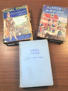 LOT OF 3 SAMUEL HOPKINS ADAMS BOOKS BANNER BY THE WAYSIDE &  CANAL TOWN  - Picture 1 of 12