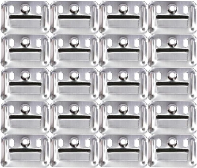 Abrazadera de muebles con hebilla de pared 100 piezas clips Z para conector de panel de pared colgante  Foto 1 de 4