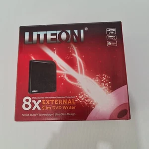 Liteon eSAU108-96 3 External Slim Dvd/CD Writer fast ship - Picture 1 of 12