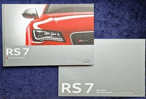 AUDI RS 7 Sportback Hardvover Prospekt / Buch  5.2013   mit Preisliste - Picture 1 of 13