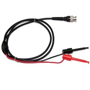 AIdeTek BNC to mini grabber test clips sets 80cm lead test leads for tester - Picture 1 of 5