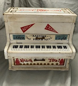 Portagioie musicale vintage EARL BERNARD anni 50-fa-20 novità Honky Tonk pianoforte - Foto 1 di 12