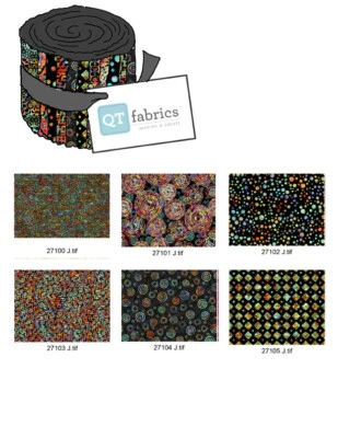 RHYTHM EVOLUTION por Dan Morris - TIRAS NEGRAS~(12)-21/2"~TELA QT~"Strippies" Foto 1 de 2