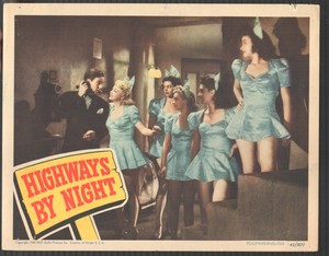 Highways By Night 11"x14" Lobby Card Iris Adrian Richard Carlson