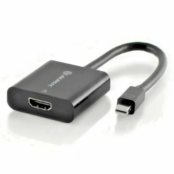 ALOGIC 20cm Male Mini DisplayPort 1.2 Female HDMI Adapter - FREE 24HR DELIVERY - Image 1 of 1