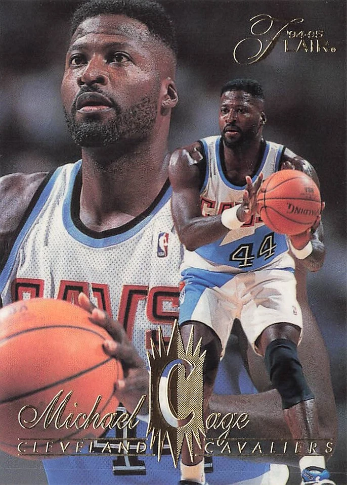 1994 Flair #197 Michael Cage Cleveland Cavaliers - Image 1 of 2