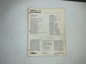 Ariens 24" & 32" Sno-Thro Snow Thrower Parts Manual 924000 Series 1980 Pm-24-80 - Picture 1 of 5