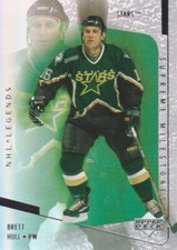 2000-01 Upper Deck Legends Hockey Supreme Milestones #SM6 Brett Hull Stars