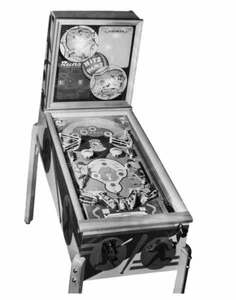 Genco schlägt und läuft Flipper 1951 professioneller Fotolabor Reprint - Bild 1 von 1