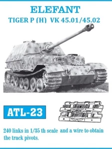 Friulmodel - Metal Tank Tracks for Elefant / Tiger P (H) VK 45.01 1/35th - ALT23 - Picture 1 of 1