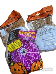 Halloween Deko 3 Packungen Spinnnetze - Bild 1 von 1