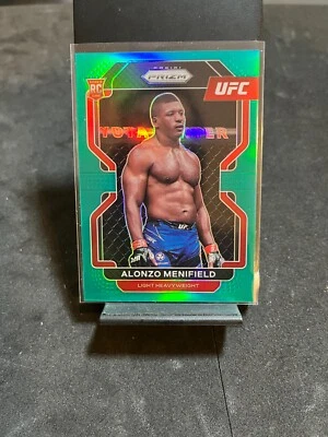 2022 Panini UFC Prizm ALONZO MENIFIELD /49 Rookie RC Teal Prizm - Image 1 of 2