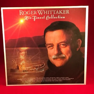 ROGER WHITTAKER His Finest Collection 1987 Vinyl LP Durham Town Skye Boat Song - Image 1 of 4