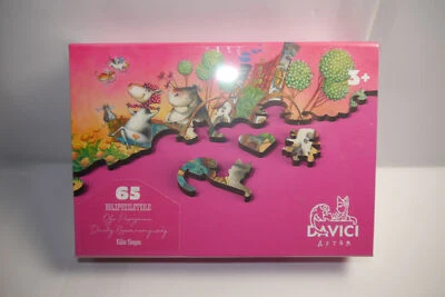 Davici Mucca Volare Legno Puzzle 65 Parti Kit Per Costruzione IN Legno - Immagine 1 di 2