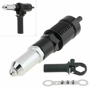 Adattatore Rivettatrice Accessorio Set Tool per Elettrico Trapano + Impugnatura - Foto 1 di 8