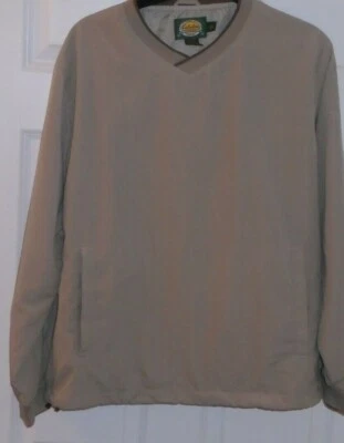 Cabela's, women's waterproof pullover, beige, size large - Image 1 of 3