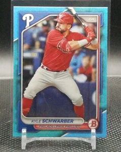 2024 Bowman Kyle Schwarber Paper Sky Blue /499 Phillies - Picture 1 of 2