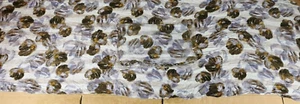 Bufanda azul verde oscuro floral con manchas doradas cuello 6 ft x 28 pulgadas nueva en paquete - Imagen 1 de 6