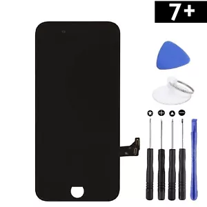 Sostituzione schermo per iPhone 7 Plus display LCD nero con kit di strumenti A1661 A1784 - Foto 1 di 8