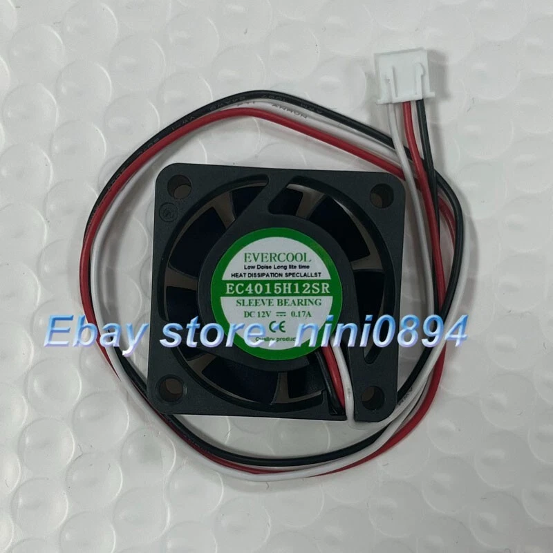 EVERCOOL EC4015H12SR 4015 12V 0.17A 4cm Cooling Fan 3pin - Image 1 of 1