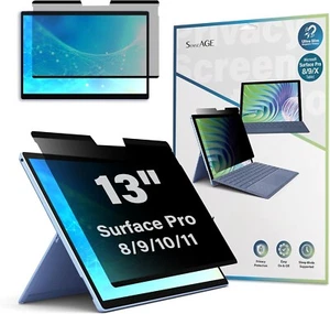 Magnetic Privacy Screen Filter Laptop Protector for 13” Surface Pro 8/9/10/11/X - Picture 1 of 8