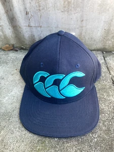 Mens Womens CANTERBURY SNAPBACK CAP Baseball Hat Gym Training Navy Blue OS - Picture 1 of 6