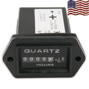 Oscilador de Cuarzo DC12 ~ 36V Automático Coche Hourómetro Temporizador 99999.9 horas Rango - Imagen 1 de 8