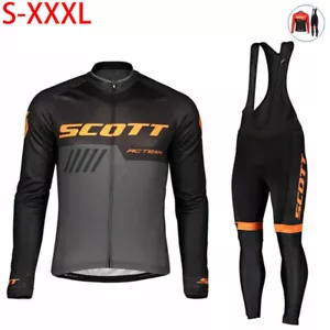 2022 Deutschland Radtrikot Set Herren Langarm Fahrradtrikot Radhose Lang M-XXXL - Bild 1 von 9