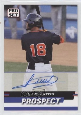 2022 Leaf Pro Set Prospects Luis Matos #PSP-LM2 Auto - Image 1 of 2