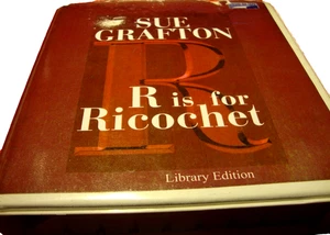 Audiobook "R Is For Ricochet" Sue Grafton~ Unabridged Library Novel ~10 CDs S7 - Picture 1 of 1