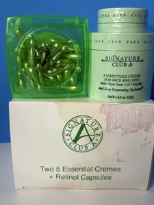 Signature Club A Retinol Firming Wrinkle Capsules & Cremes w/ Plant Stem Cell FS - Picture 1 of 19