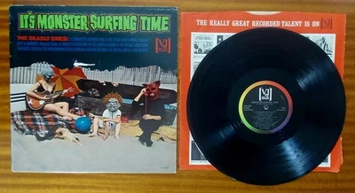 Deadly Ones  It's Monster Surfing Time 1964 US LP  VJLP 1090 vg +  Plays great - Image 1 of 4