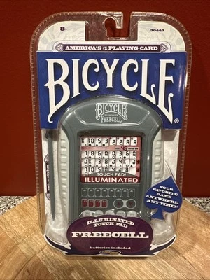 Bicycle Freecell Illuminated Touch Pad Electronic Handheld Card Game Brand NEW - Imagem 1 de 4