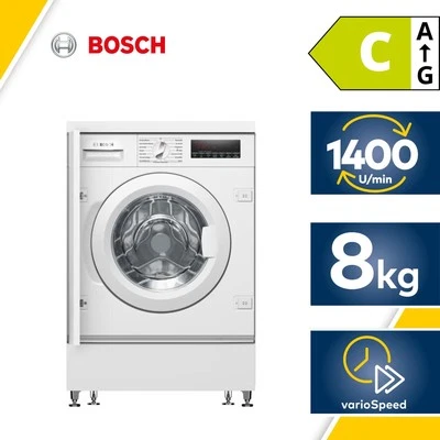 Bosch WIW28443 8kg Einbau Waschmaschine, 60cm breit, 1400 U/min, LED-Display, Un - Bild 1 von 4