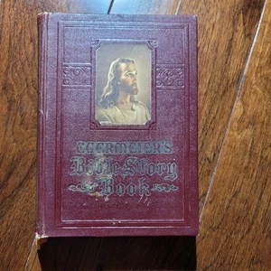 Vintage Egermeiers Bibel Geschichtenbuch neu/überarbeitet 1947 mit farbigen Illustrationen - Bild 1 von 21