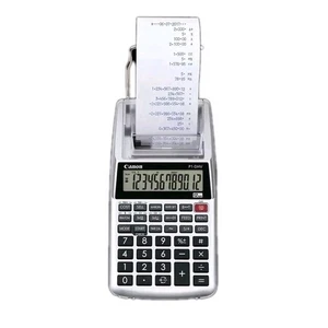 Canon P1-DHV-3 Printing Calculator LCD Silver New  - Picture 1 of 7