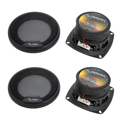 HARMONY MASTER Harmony Audio fits Jeep Wrangler 2018-2023 Speaker Replacement