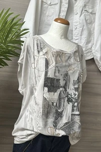 MONARI Shirt beige/steingrau Gr. ca 46 *NP 75,95* - Bild 1 von 6