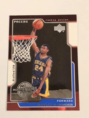 1999-00 Upper Deck - Acción de novato, Jonathan Bender #320 (RC) Foto 1 de 2