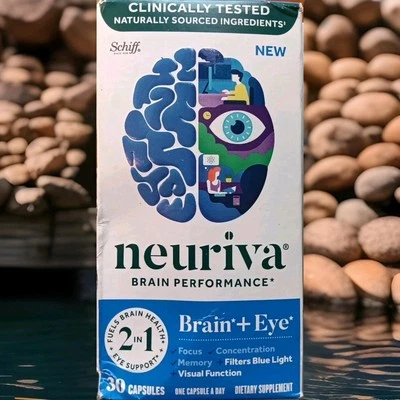 НОВАЯ ПИЩЕВАЯ ДОБАВКА SCHIFF NEUROIVA МОЗГ + ГЛАЗА 2 В 1 30 КАПСУЛ ВСЕГО - Изображение 1 из 4