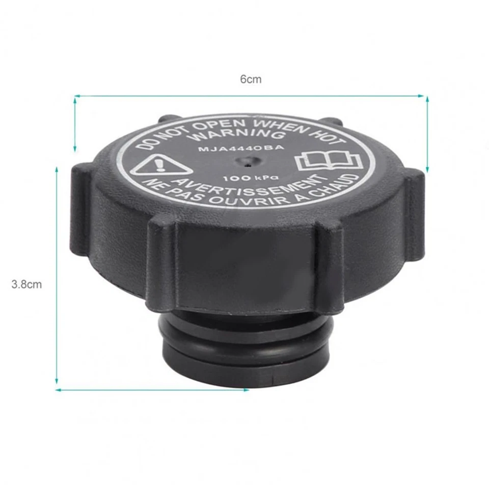 Heater Tank Cap 60x38mm For Jaguar X-Type XJ8 XK8 XJR XKR Coolant Expansion/ - Image 1 of 4