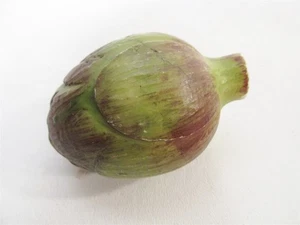 Antigua alcachofa italiana de piedra de alabastro vegetal tamaño natural - nuez de fruta - Imagen 1 de 6