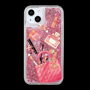 Quicksand Handbag Case For Various Phone Girls Liquid Glitter Flash Back Cover - Picture 1 of 9