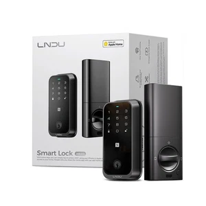 LNDU Smart Lock HK01 Keyless Entry Fingerprint Deadbolt Support Apple Homekit - Picture 1 of 10