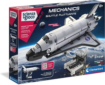 Laboratorio di Meccanica con Modellino di Shuttle in Tensegrità, Made in Italy - Immagine 1 di 4