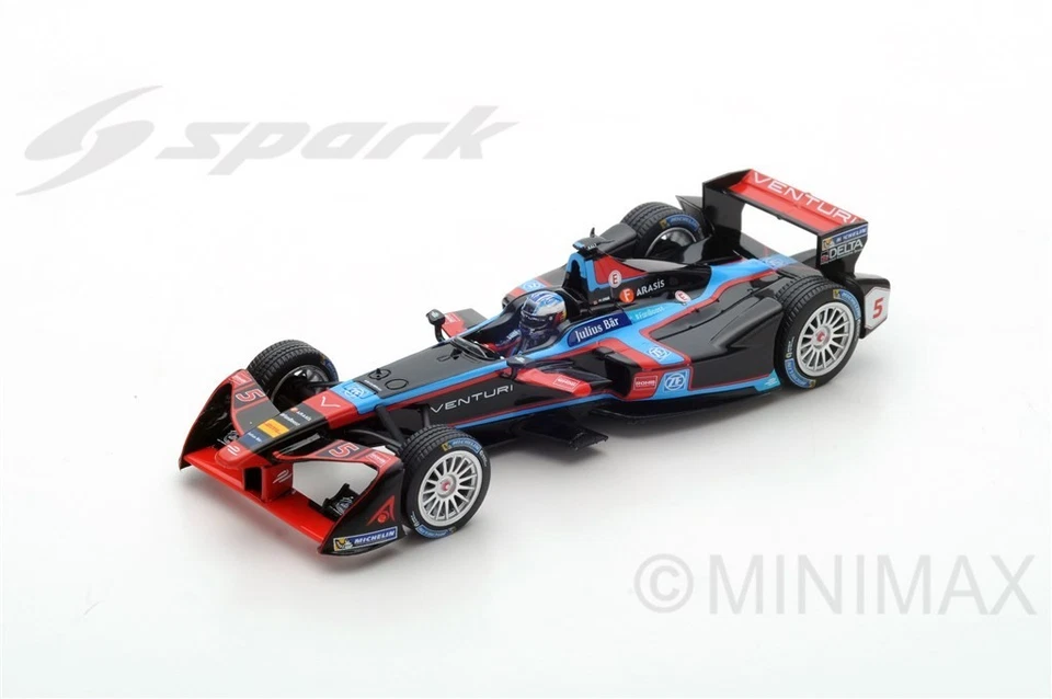 Spark Model S5905 VENTURI M.ENGEL 2017 N.5 Rd5 MONACO FORMULA E 1:43 Modellino - Immagine 1 di 1